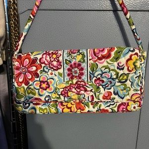 Vera Bradley floral shoulder tote